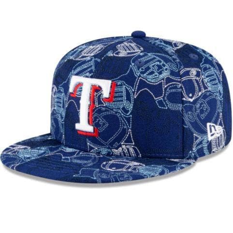 New Era Texas Rangers Chaos 59Fifty Fitted Hat