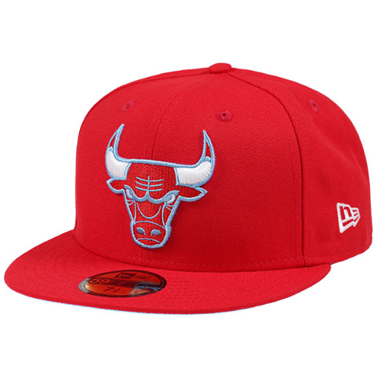 New Era Red Chicago Bulls Icy Undervisor 59FIFTY Fitted Hat