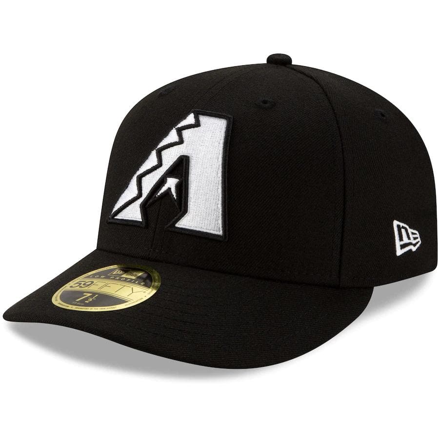 New Era Arizona Diamondbacks Black Low Profile 59FIFTY Fitted Hat