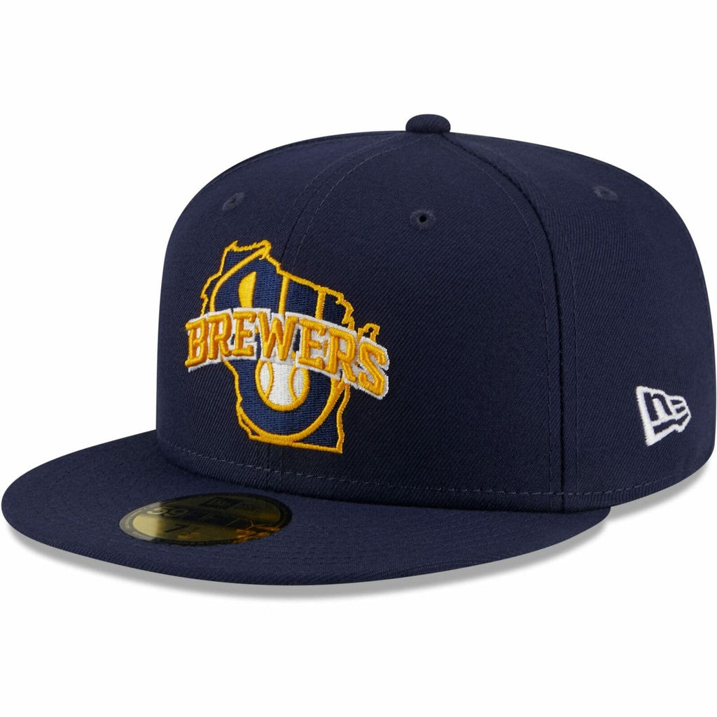 New Era Milwaukee Brewers Local II 59Fifty Fitted Hat