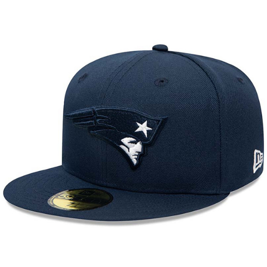 New Era New England Patriots Navy Blue Pop Elements 59FIFTY Fitted Hat