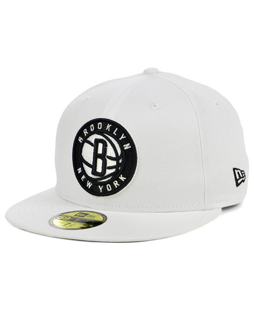 New Era Brooklyn Nets Sanded White 59FIFTY Fitted Hat