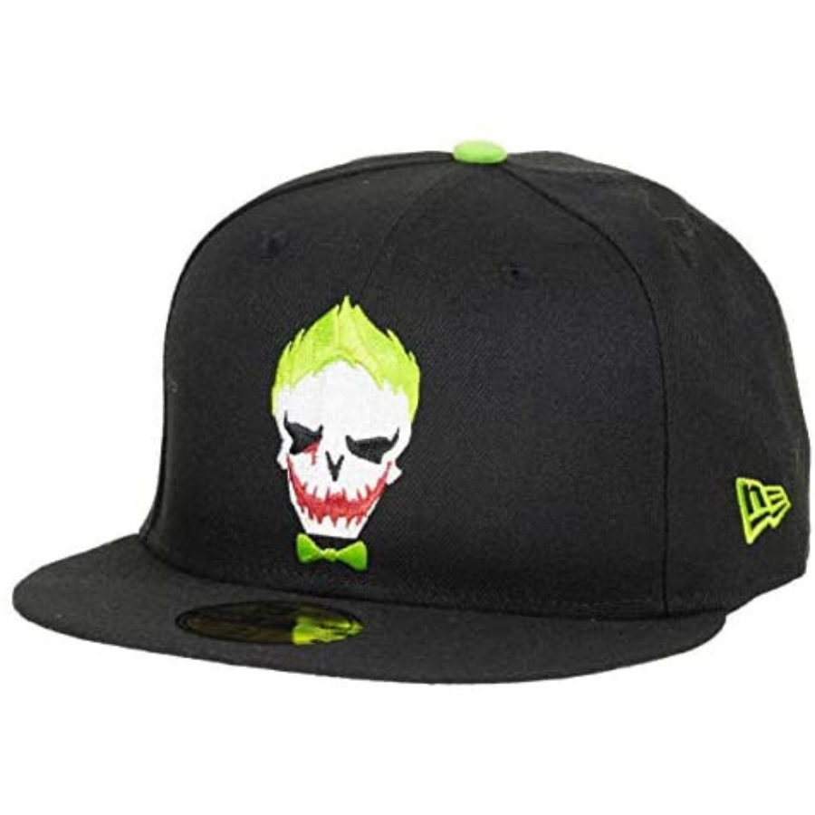 New Era Joker Suicide Squad Black/Lime Green 59FIFTY Fitted Hat