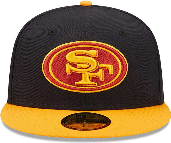 New Era San Francisco 49ers 40th Anniversary Navy/Gold 59FIFTY Fitted Hat