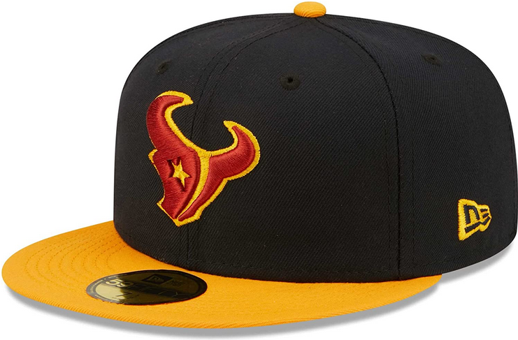 New Era Houston Texans 10th Anniversary Navy/Gold 59FIFTY Fitted Hat