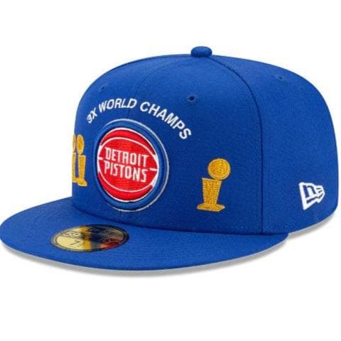 New Era Detroit Pistons Custom Trophy 2021 59FIFTY Fitted Hat
