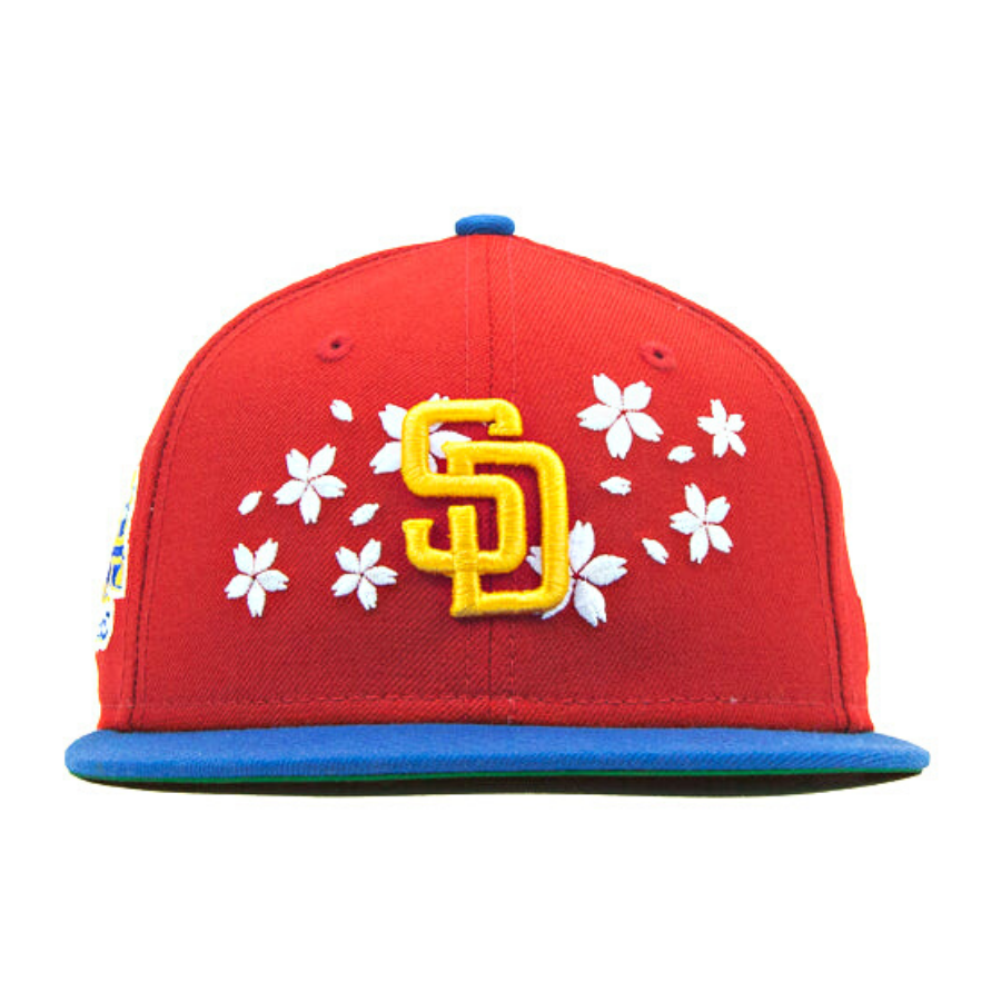 New Era San Diego Padres Red/Blue Floral 59FIFTY Fitted Hat