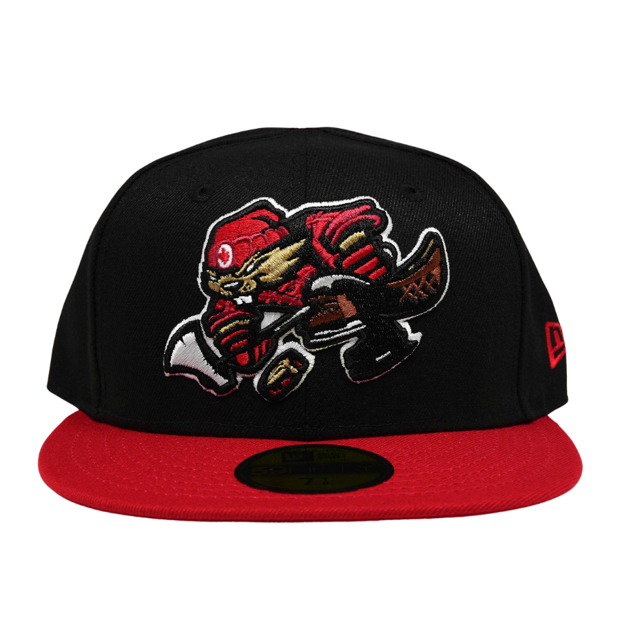 New Era Beaverjax Black/Red 59FIFTY Fitted Hat