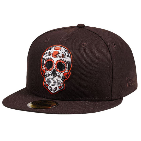 New Era Cleveland Browns Skull Edition 59FIFTY Fitted Hat