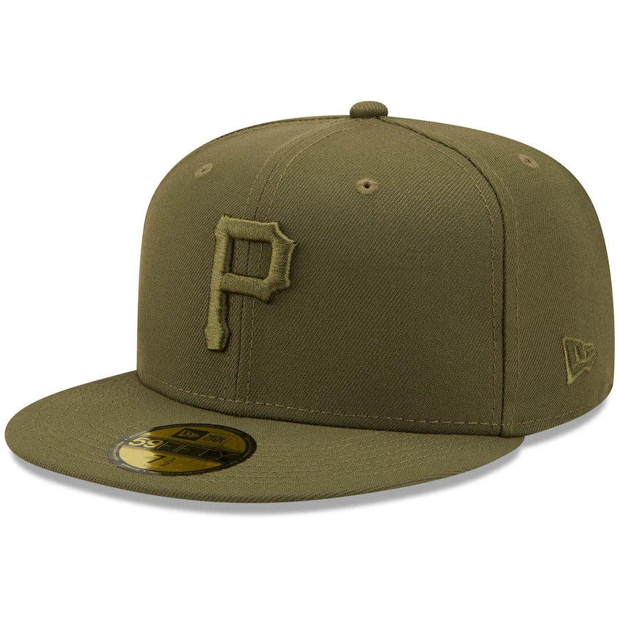 New Era Pittsburgh Pirates Olive Color Pack 59FIFTY Fitted Hat