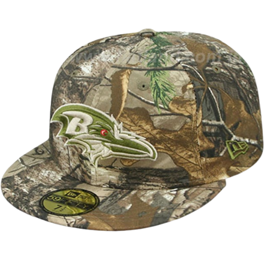 New Era Baltimore Ravens Realtree Camo 59FIFTY Fitted Hat