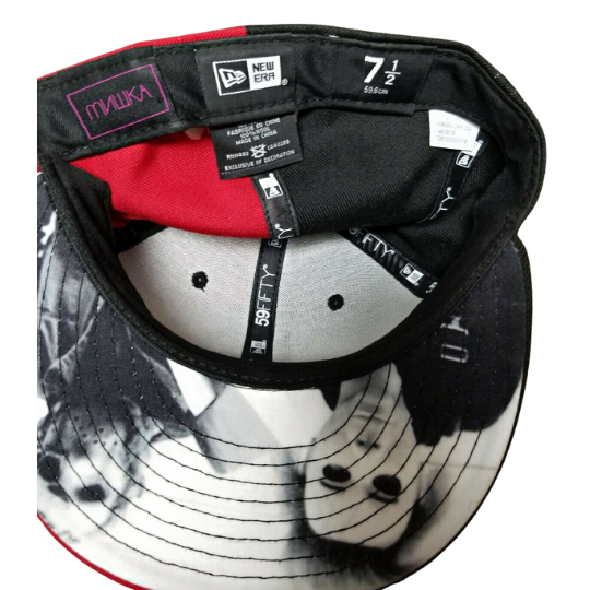 New Era Friday 13th Jason X Michael Myers Black/Red 59FIFTY Fitted Hat