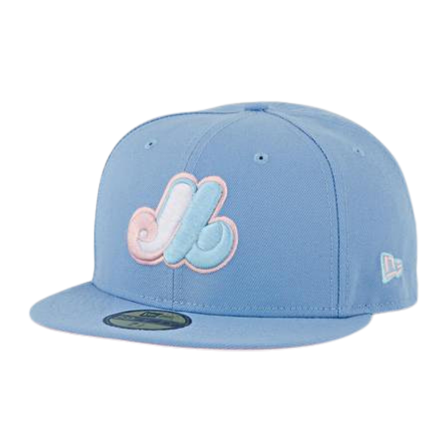 cotton candy fitted hat