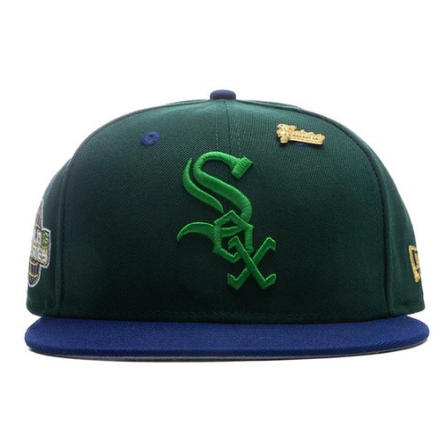 New Era x Feature Timepiece Chicago White Sox Dark Green/Royal 59FIFTY Fitted Hat