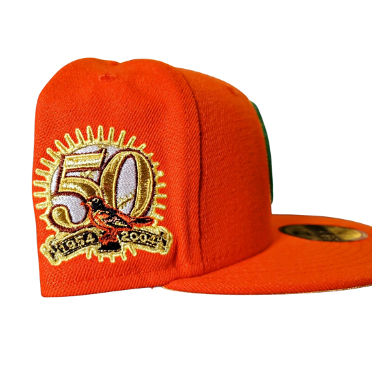 New Era Baltimore Orioles Orange/Green Spaghetti O's  59FIFTY Fitted Hat