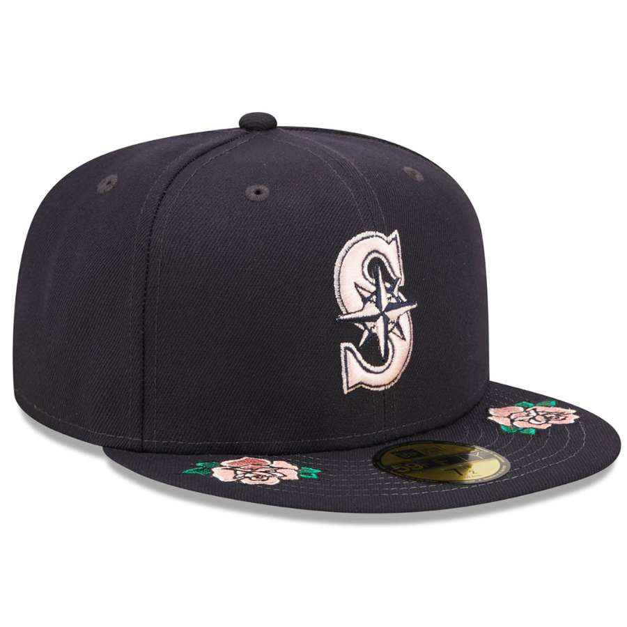 New Era x Lids HD Seattle Mariners Double Rose 59FIFTY Fitted Cap