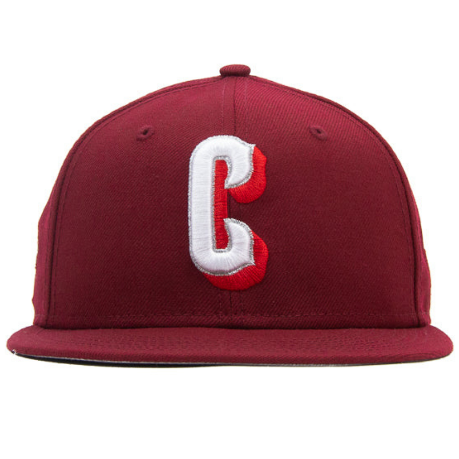 New Era Cincinnati Reds "C" Font Dark Cardinal 59FIFTY Fitted Hat