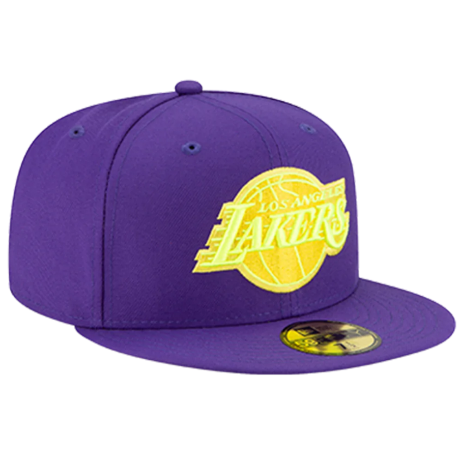New Era Los Angeles Lakers Logo Shaded 59FIFTY Fitted Hat
