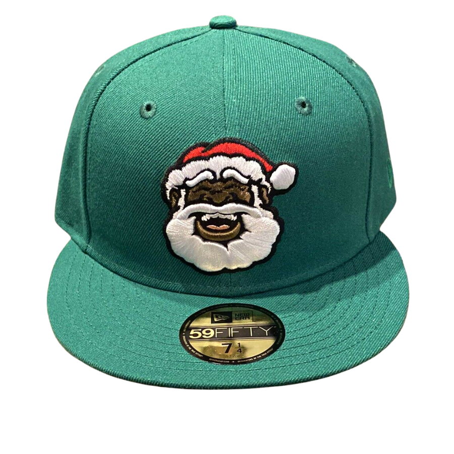 New Era Black Santa Kelly Green 59FIFTY Fitted Hat