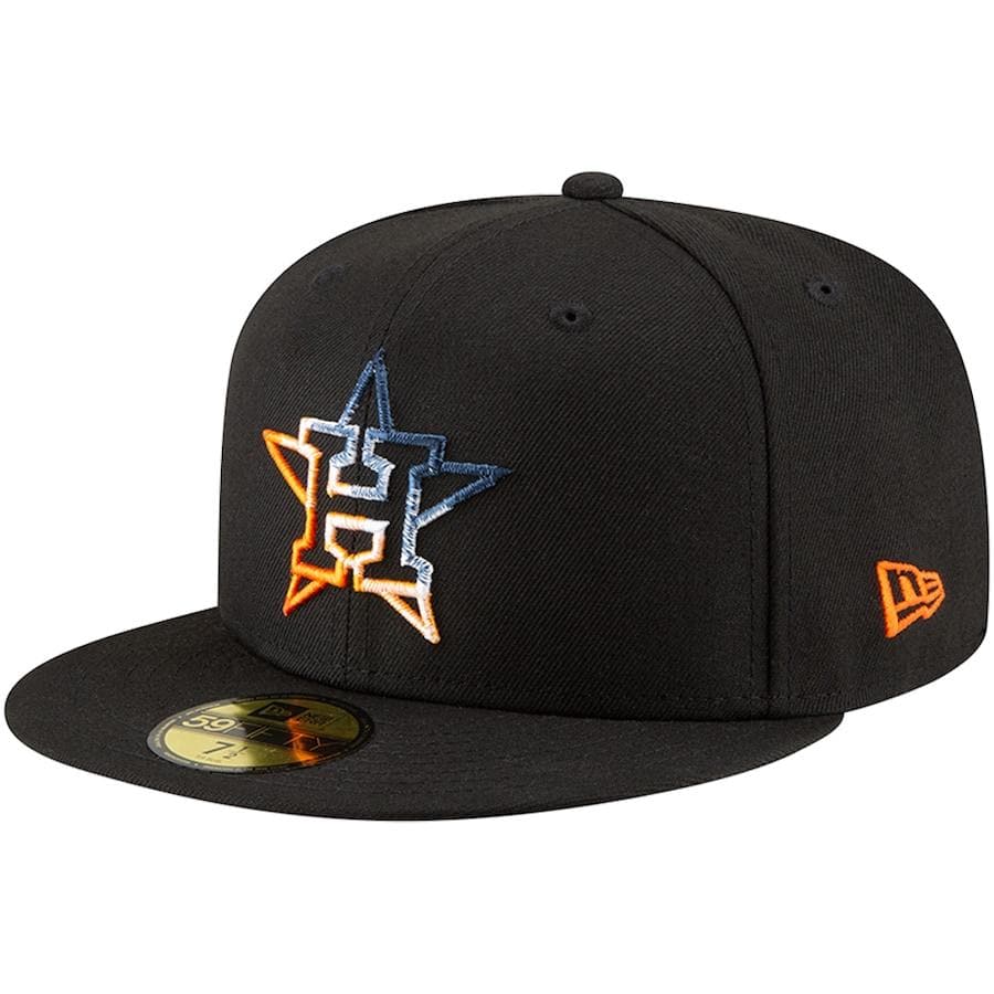 New Era Houston Astros Gradient Feel Black 59FIFTY Fitted Hat