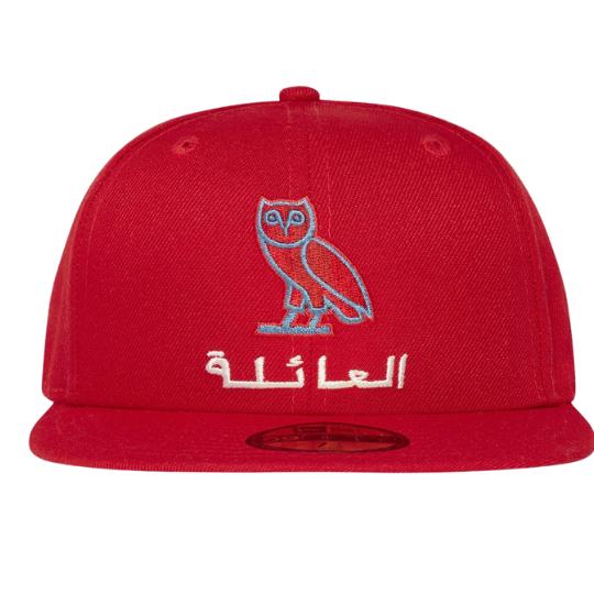 New Era Drake Family Owl Red 59FIFTY Fitted Hat
