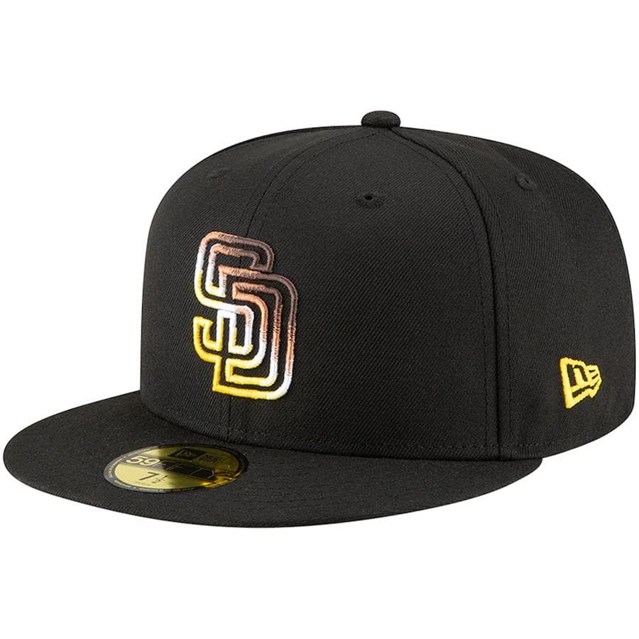 New Era San Diego Padres Gradient Feel Black 59FIFTY Fitted Hat