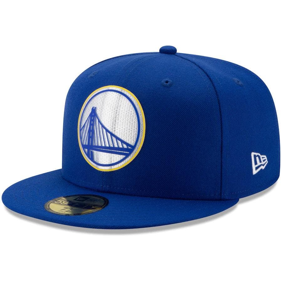 New Era Golden State Warriors Blue Back Half 2021 59FIFTY Fitted Hat