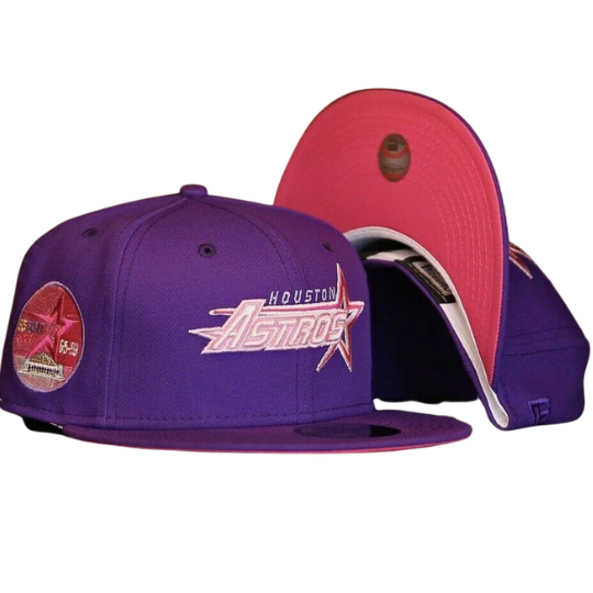 New Era Houston Astros Purple/Pink "Lean With It" 59FIFTY Fitted Hat