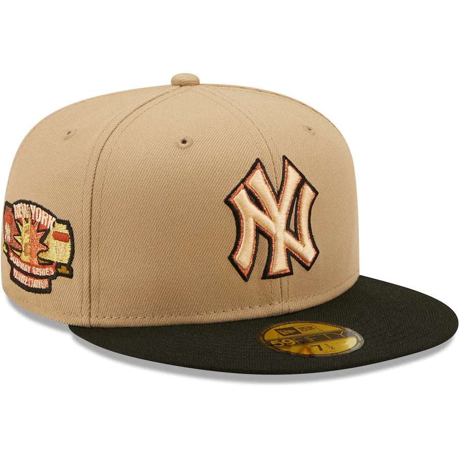New Era Brown New York Yankees Rustbelt Subway Series Camel 59FIFTY Fitted Hat