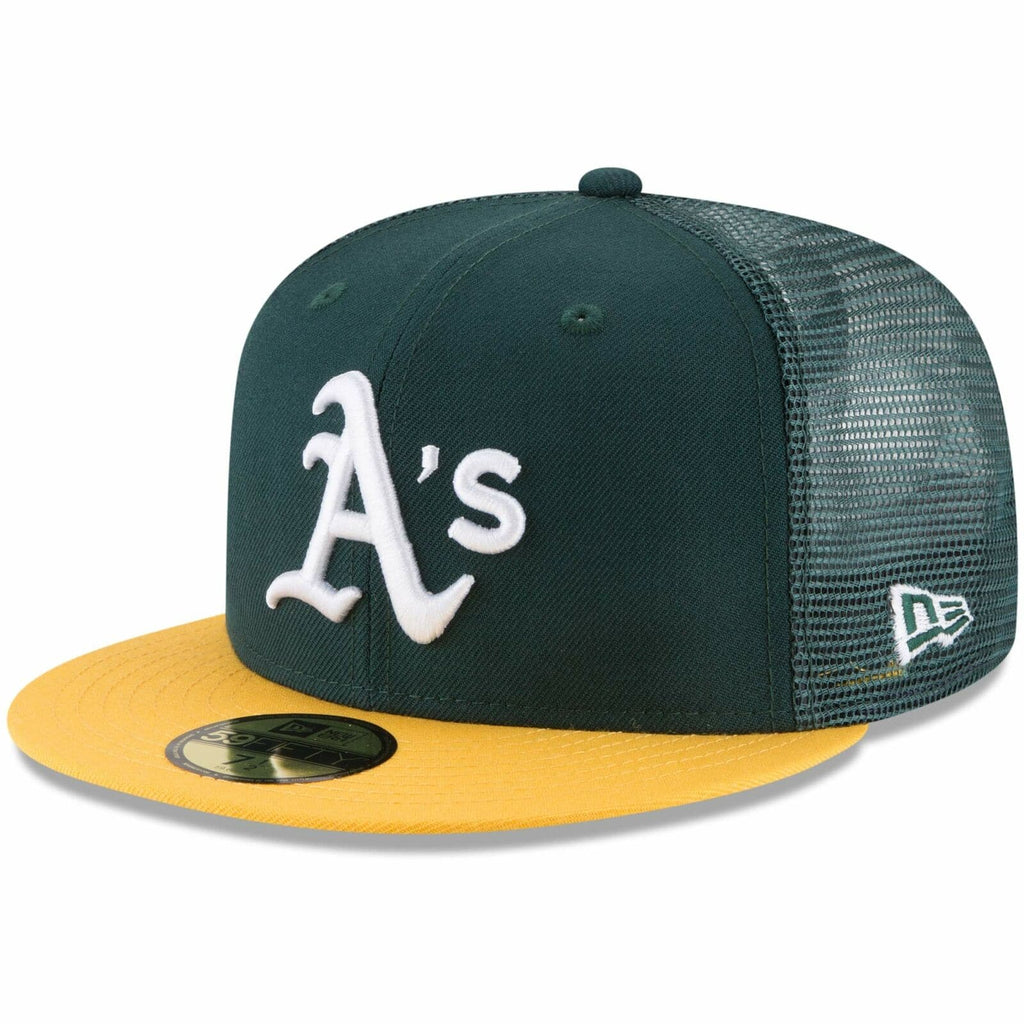 New Era Oakland Athletics On-Field Replica Mesh Back 59FIFTY Fitted Hat