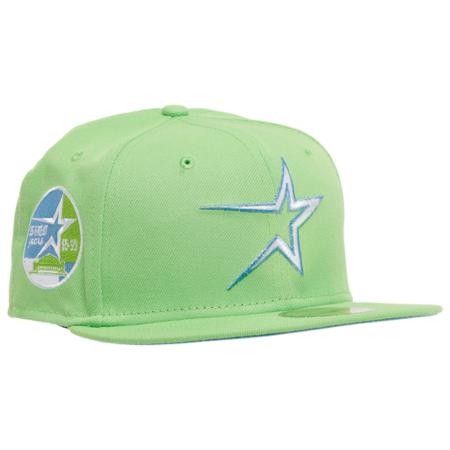 New Era Houston Astros Lime Green Icy Undervisor 59FIFTY Fitted Hat