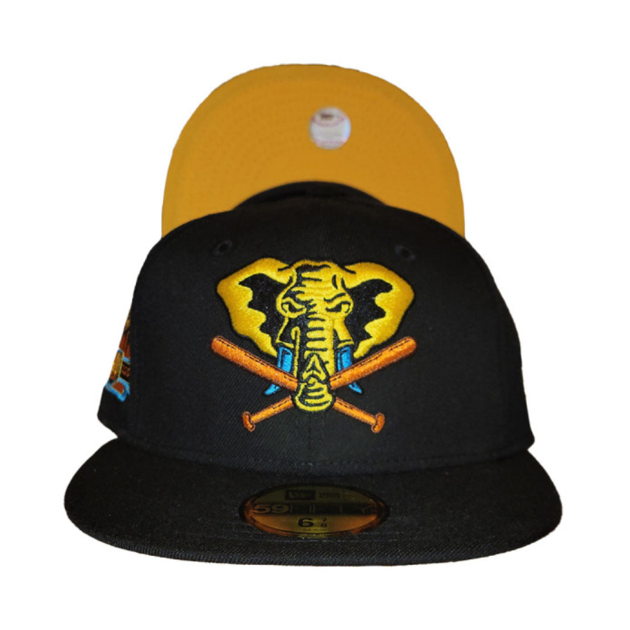 New Era Oakland Athletics "Maui Wowie" Black/Yellow 40th Anniversary 59FIFTY Fitted Hat