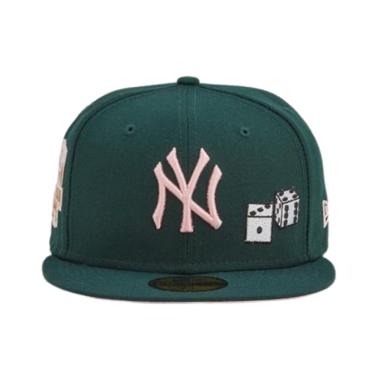 Yankees green under brim sales