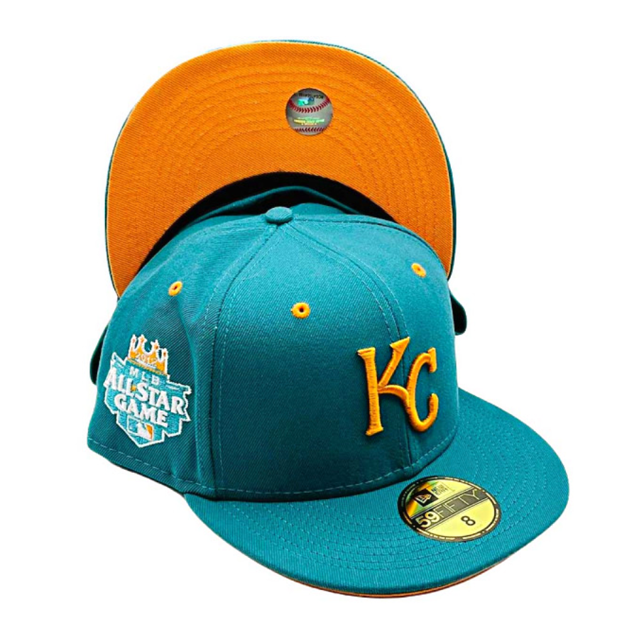 New Era Kansas City Royals Teal/Orange 2012 All-Star Game 59FIFTY Fitted Hat