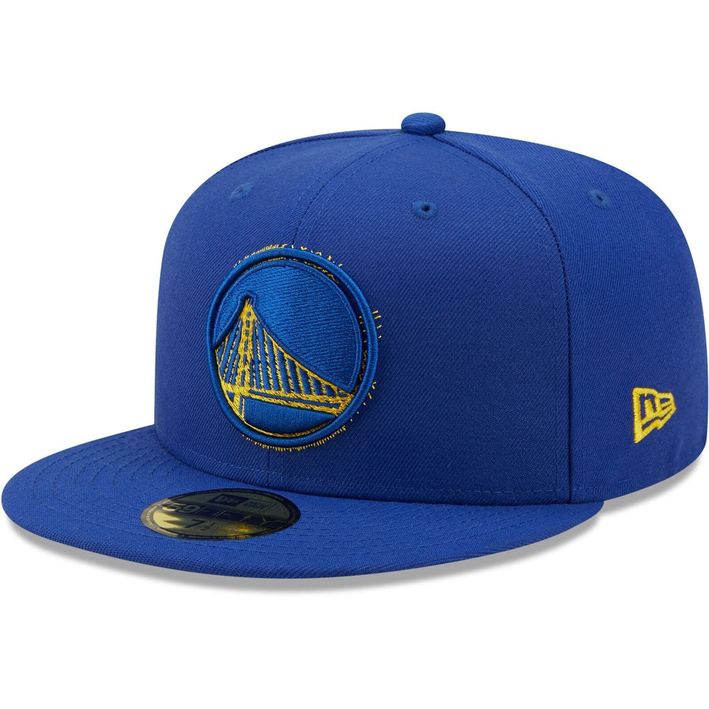 New Era Golden State Warriors Royal Blue Scored 59FIFTY Fitted Hat