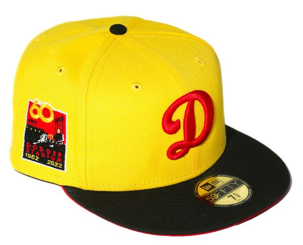 New Era Los Angeles Dodgers “Little Devil” Yellow 60th Anniversary 59FIFTY Fitted Hat