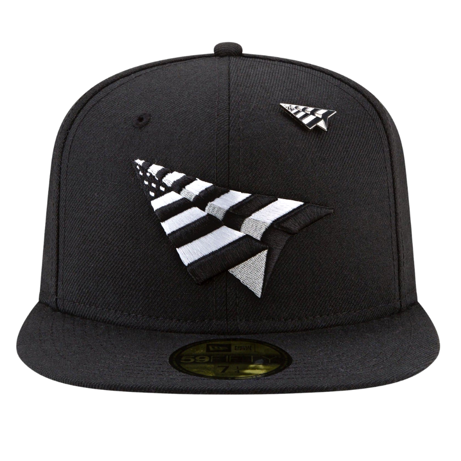 New Era x Paper Planes Black Dream Series Patch 59FIFTY Fitted Hat