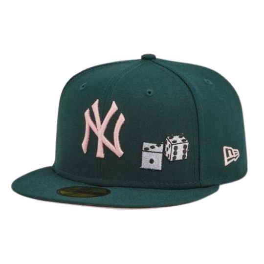 New Era New York Yankees Pine Green "Dice Pack" 2016 All-Star Game Pink Under Brim 59FIFTY Fitted Hat