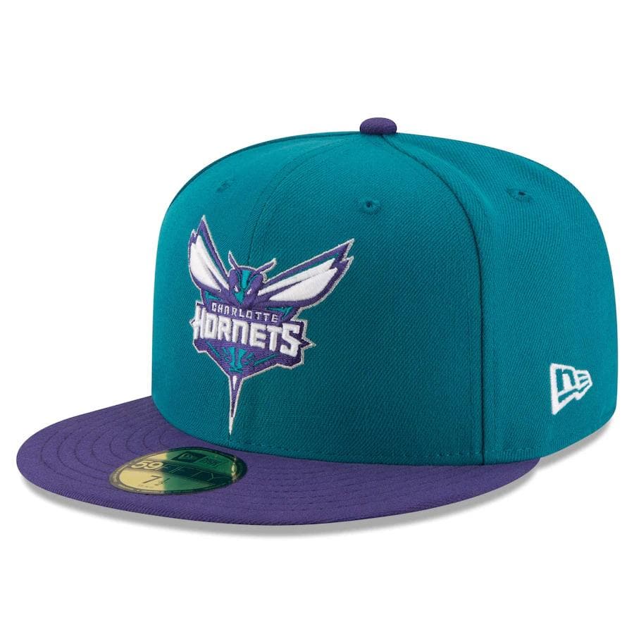 New Era Charlotte Hornets 2Tone Teal/Purple 59FIFTY Fitted Hat
