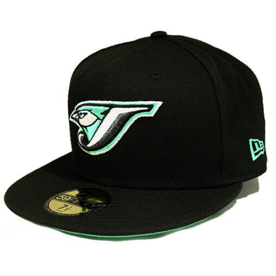 New Era Toronto Blue Jays Black/Mint Green 30th Anniversary Patch 59FIFTY Fitted Hat