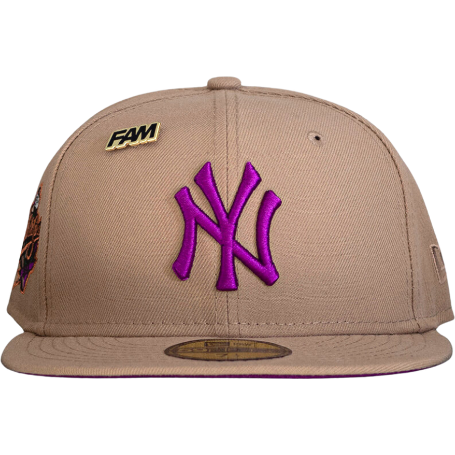 New Era x FAM New York Yankees Camel 1998 World Series Grape Undervisor 59FIFTY Fitted Hat