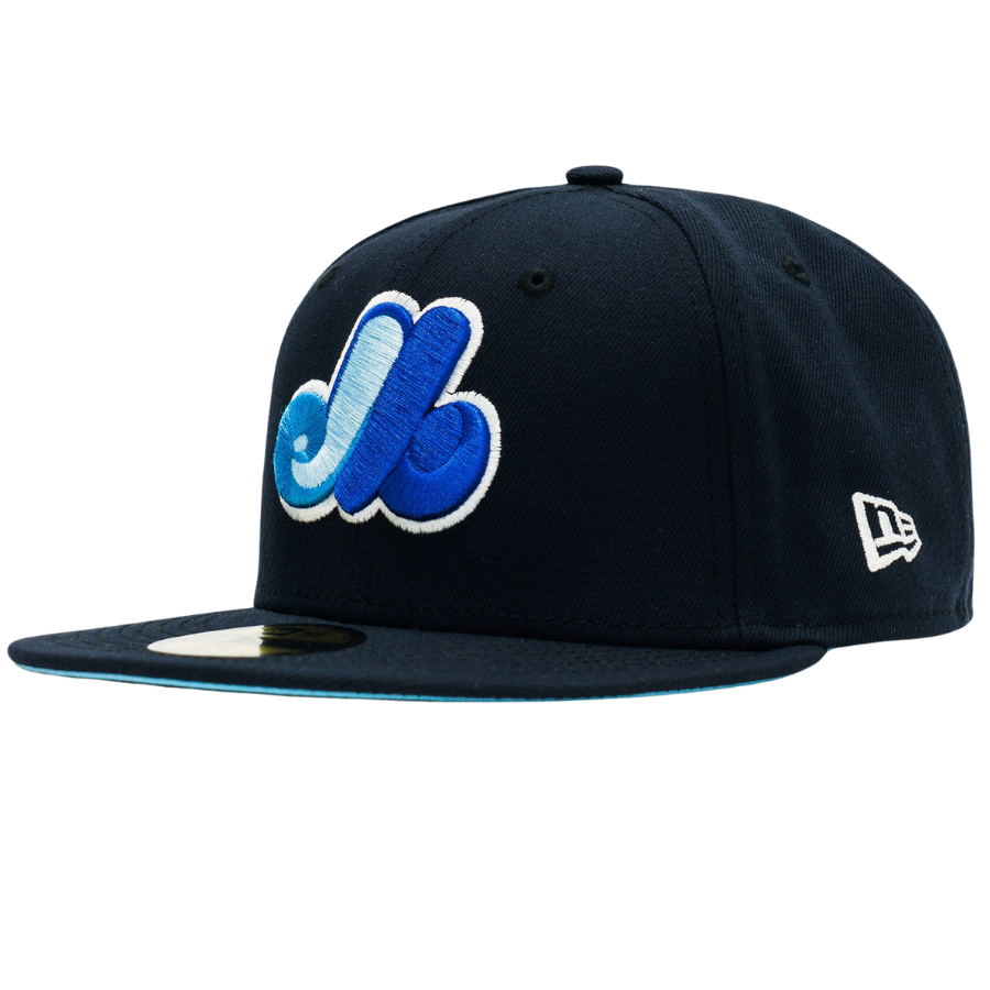 New Era x YCMC Montreal Expos Navy/Sky Blue 2023 59FIFTY Fitted Hat