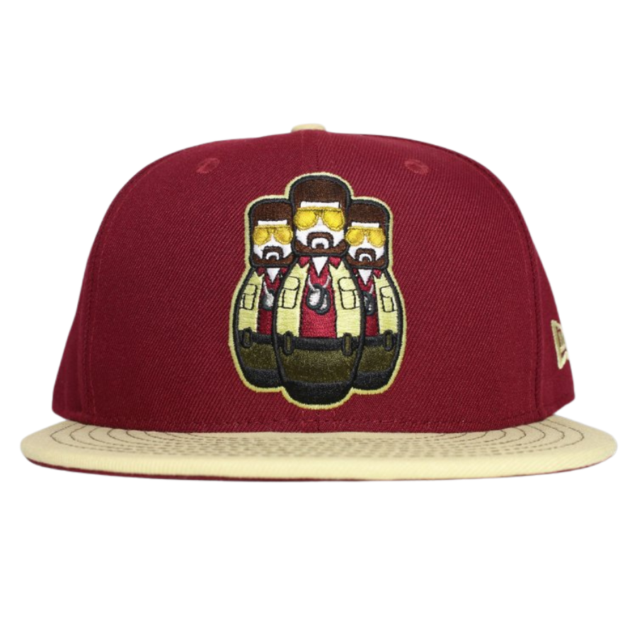 New Era The Mark It Zero Burgundy/Vegas Gold 59FIFTY Fitted Hat