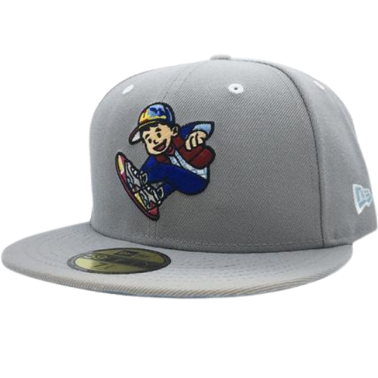 New Era "Back To The Fitted" Grey 59FIFTY Fitted Hat