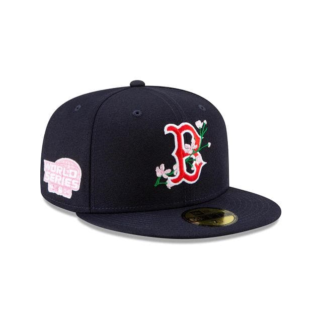 New Era Boston Red Sox Side Patch Bloom 59FIFTY Fitted Hat