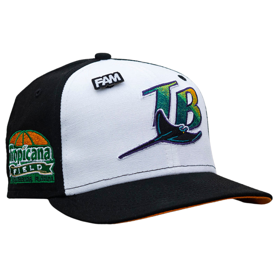 New Era Tampa Bay Rays Tropicana Field Cotton Canvas 59FIFTY Fitted Cap