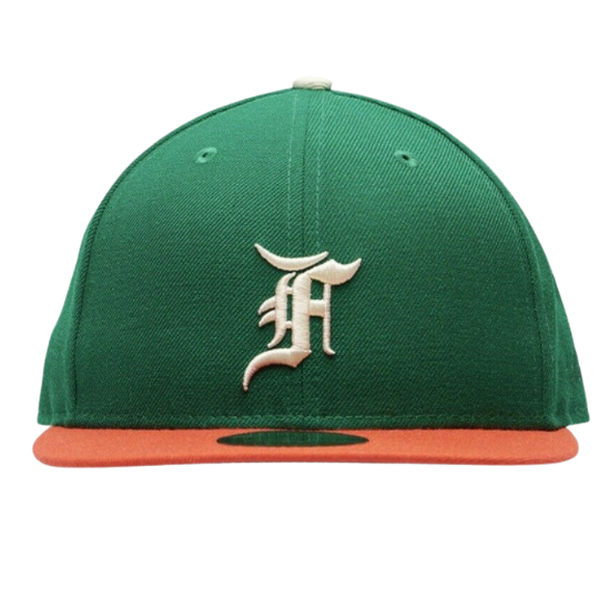 New Era X Fear of God (Green & Orange) 59Fifty Fitted Hat