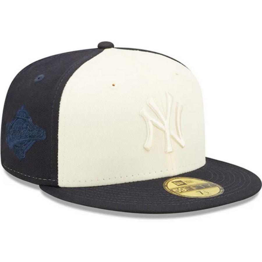 New Era New York Yankees Navy Blue Tonal 2 Tone 59FIFTY Fitted Hat