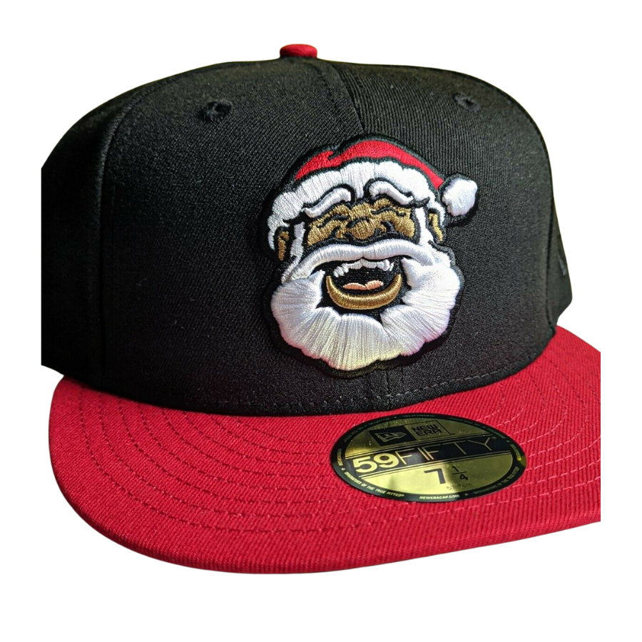 New Era Black Santa Christmas 59FIFTY Fitted Hat