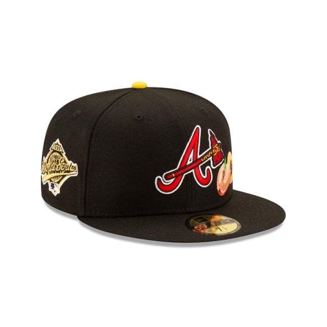 New Era Offset X Atlanta Braves Black 59fifty Fitted Hat